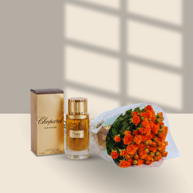1_ عطر Oud Malaki (Chopard) باقة سبراي روز البرتقالي المشرق - الصورة 1